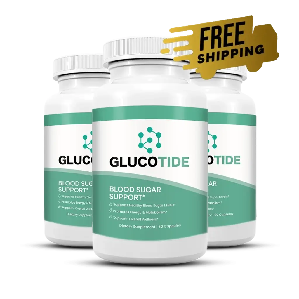 GlucoTide 3 bottles
